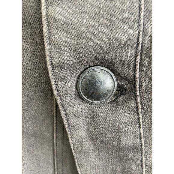 Robert Geller Double Breasted Trench Coat Men's 48 (Large) Missing Belt / Fading - Picture 9 of 14